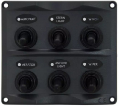 6P Toggle Switch Panel image